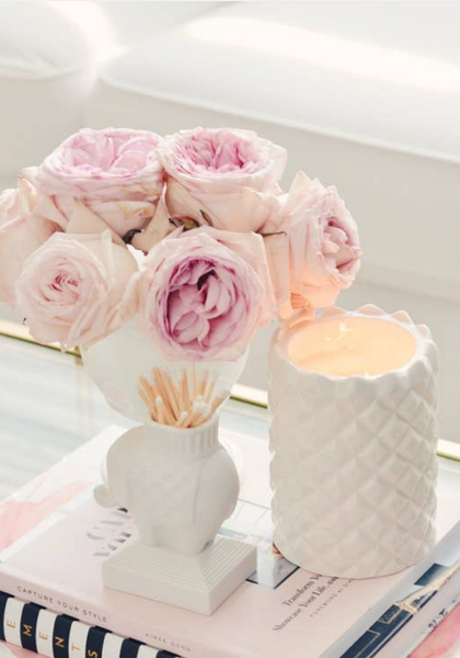 White Pineapple Candle