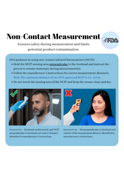 Non-Contact Infrared Forehead Thermometer