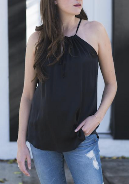Grace Silk Halter Blouse