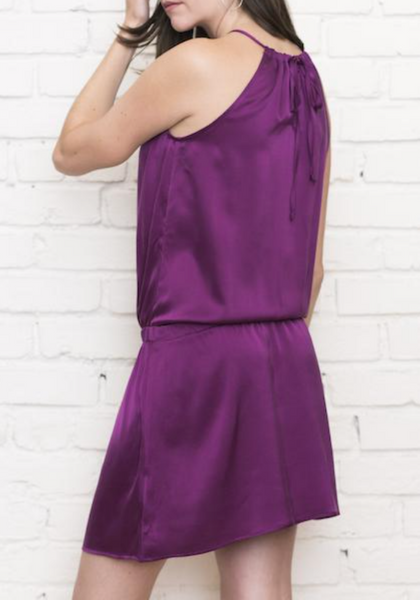 Emily Silk Halter Dress