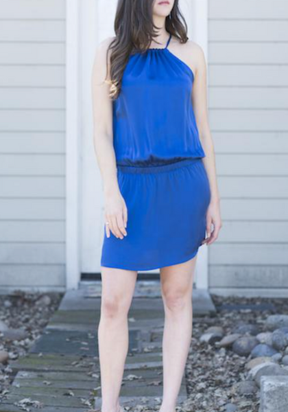 Emily Silk Halter Dress