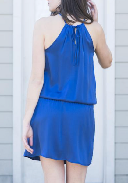 Emily Silk Halter Dress