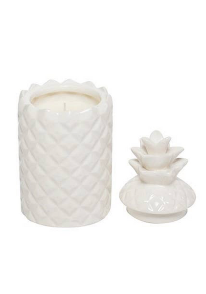 White Pineapple Candle